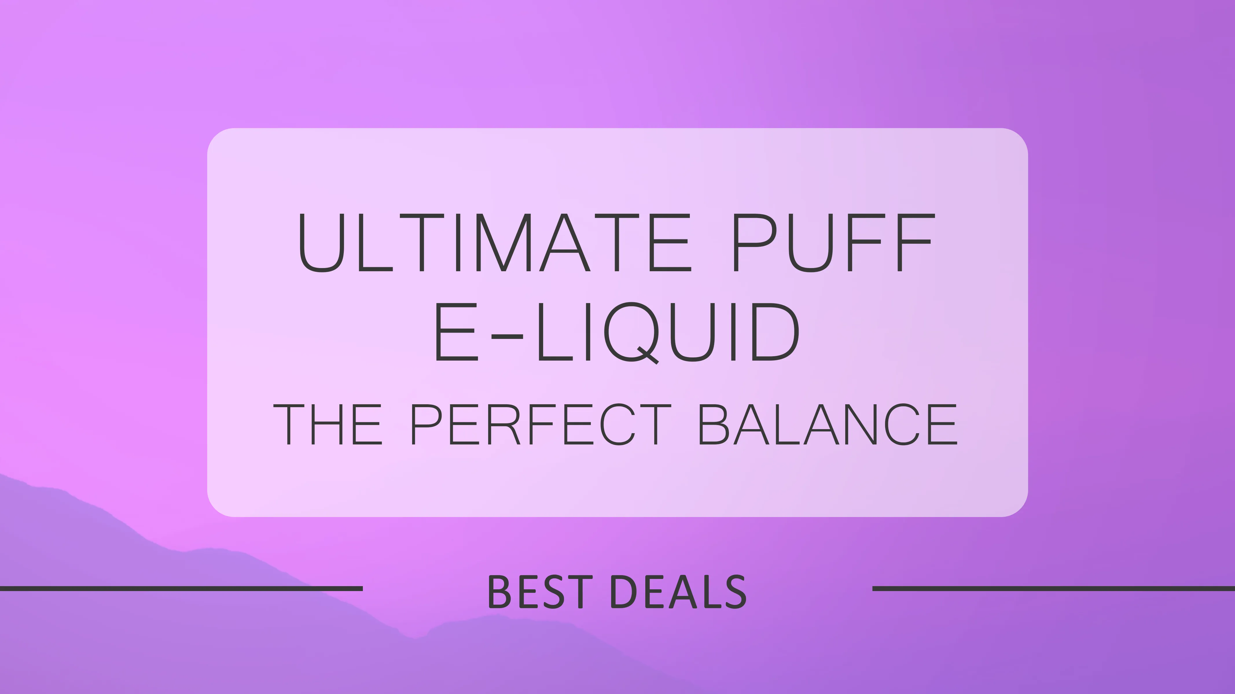 Ultimate Puff E-Liquid: 2025 Flavour Guide, Price List & Best Deals