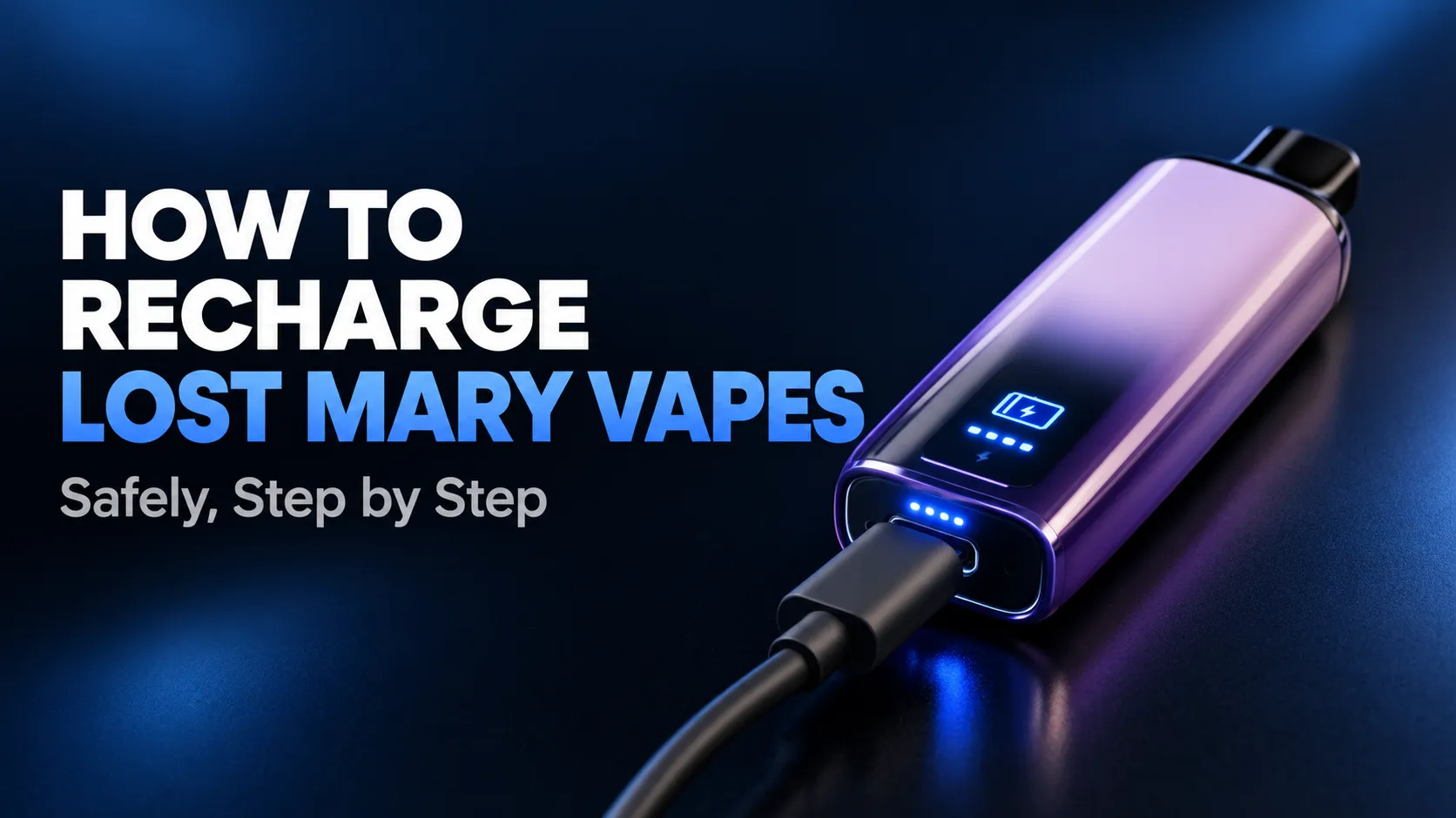 How to Recharge Lost Mary Vapes