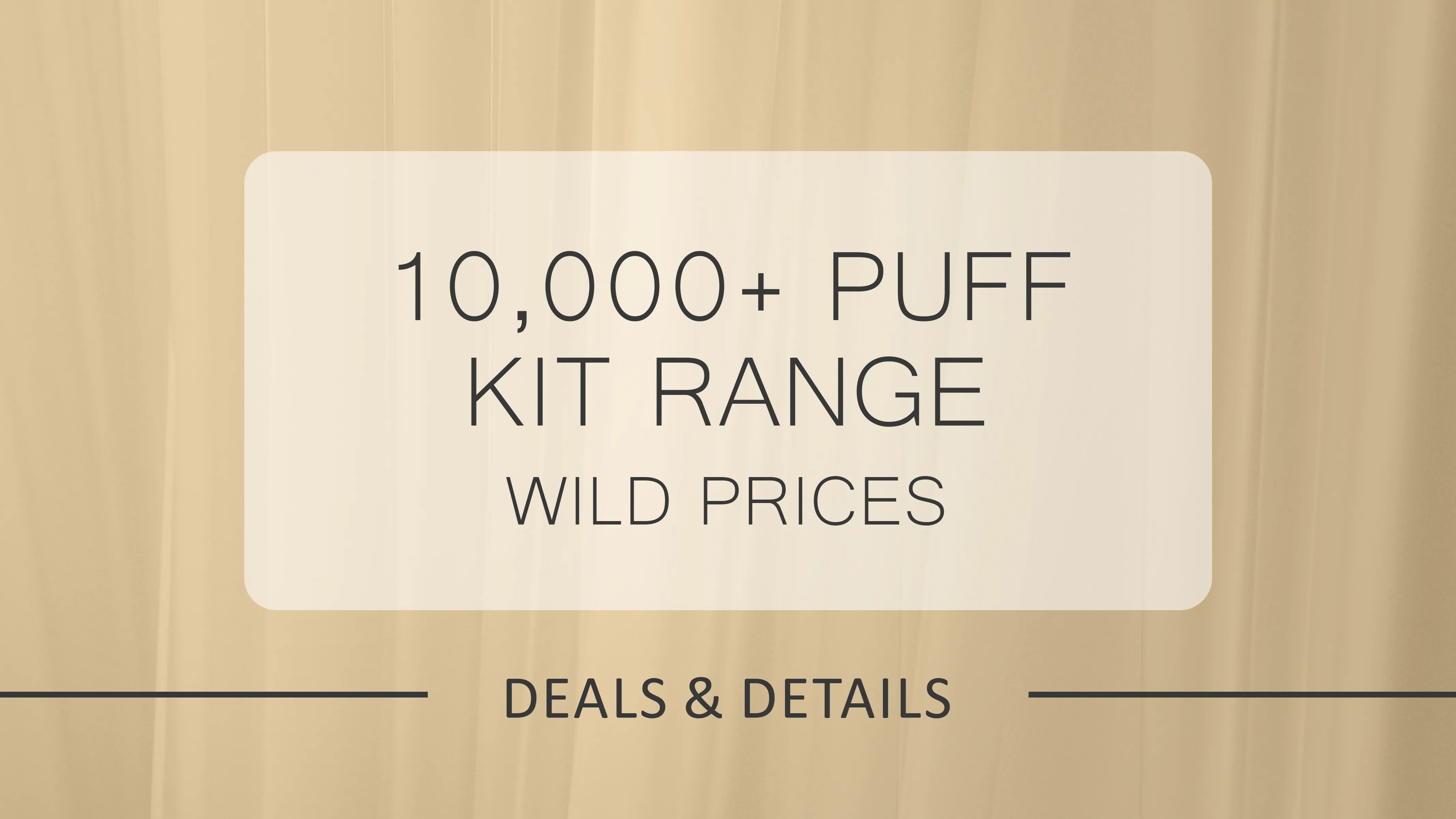 Maximize Your Vaping Experience with 10,000+ Puff Kits