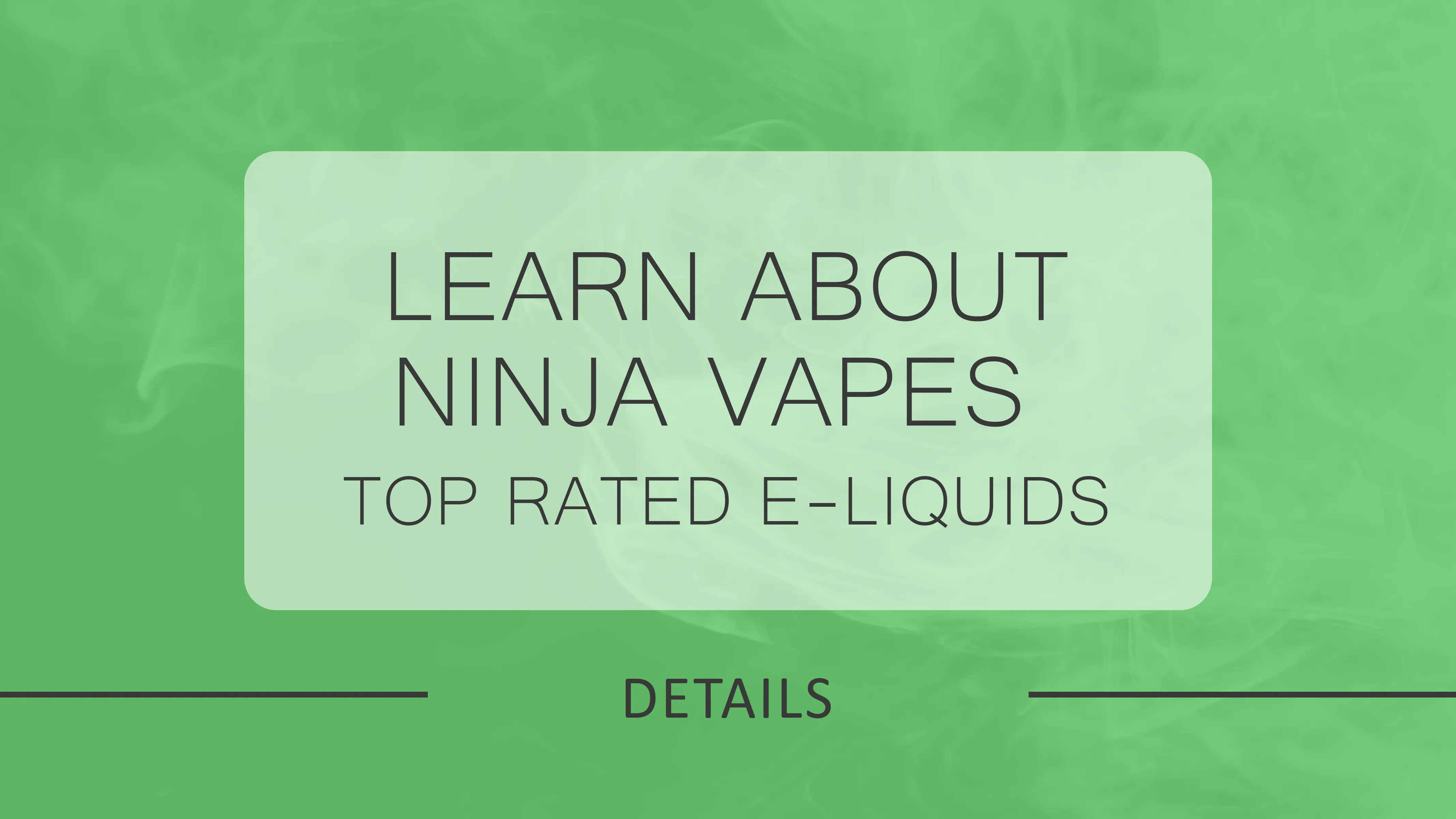 Ninja Vapes | Ninja Vapes