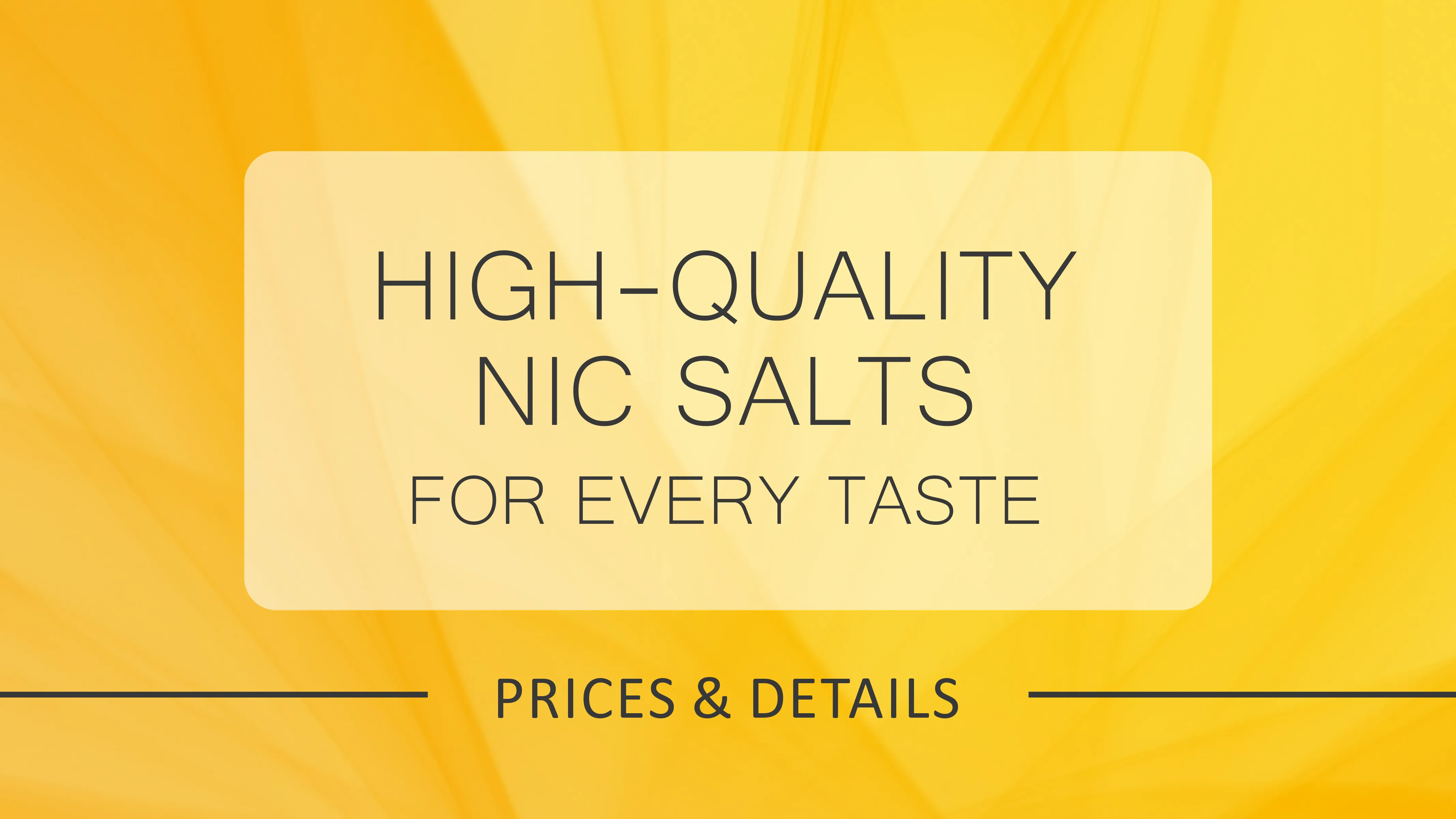 Top Vapes & Nic Salts You’ll Love | Ninja Vapes