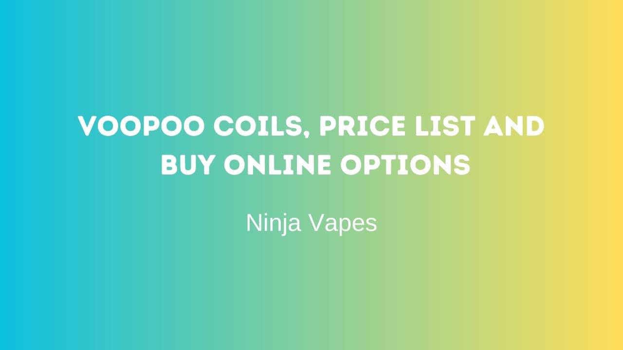 VOOPOO Coils, Price List and Buy online options