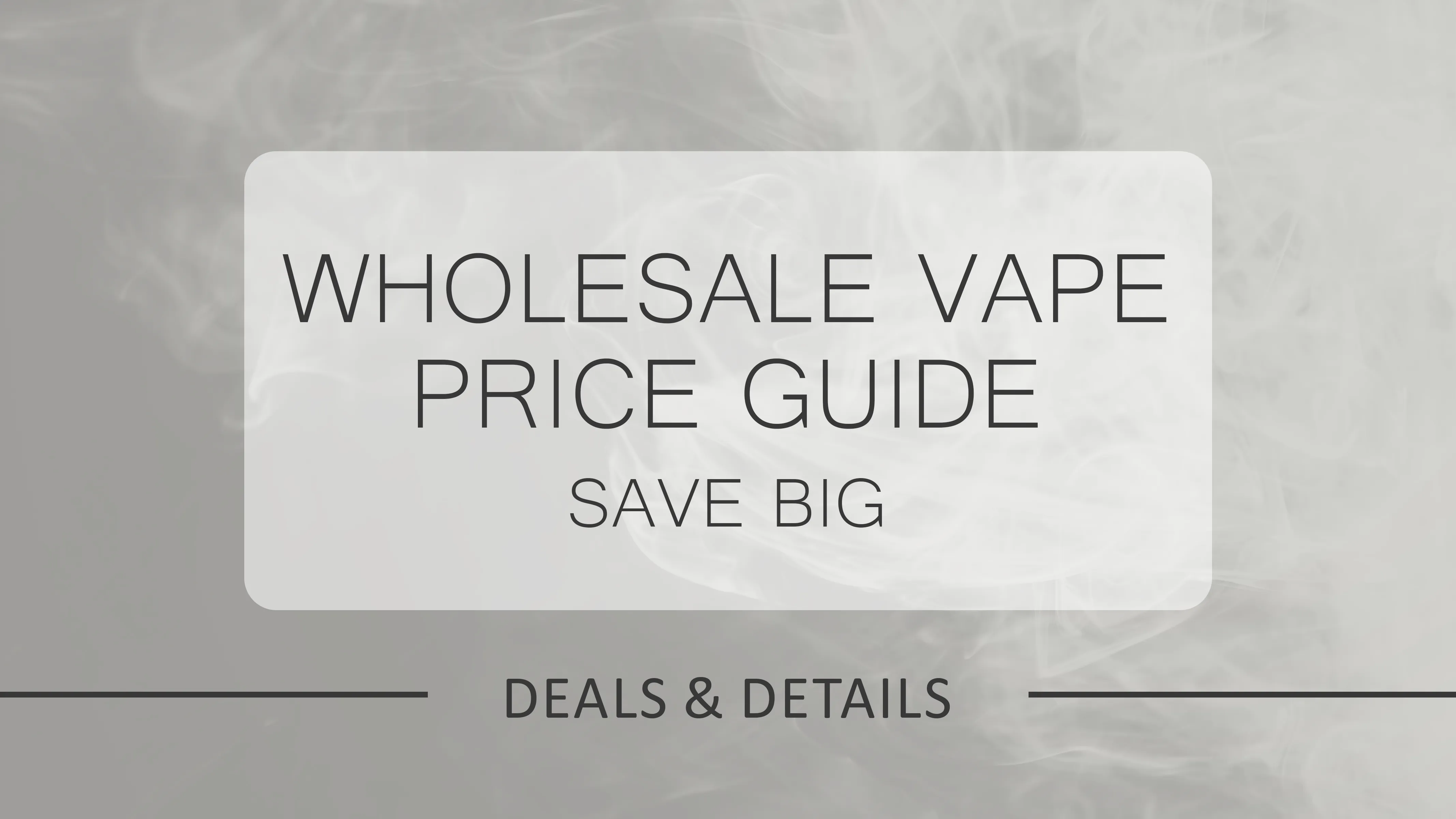 Wholesale Vape Price Guide 2025: Save Big on Crystal, Bloody Bar & Avomi Bulk Buys