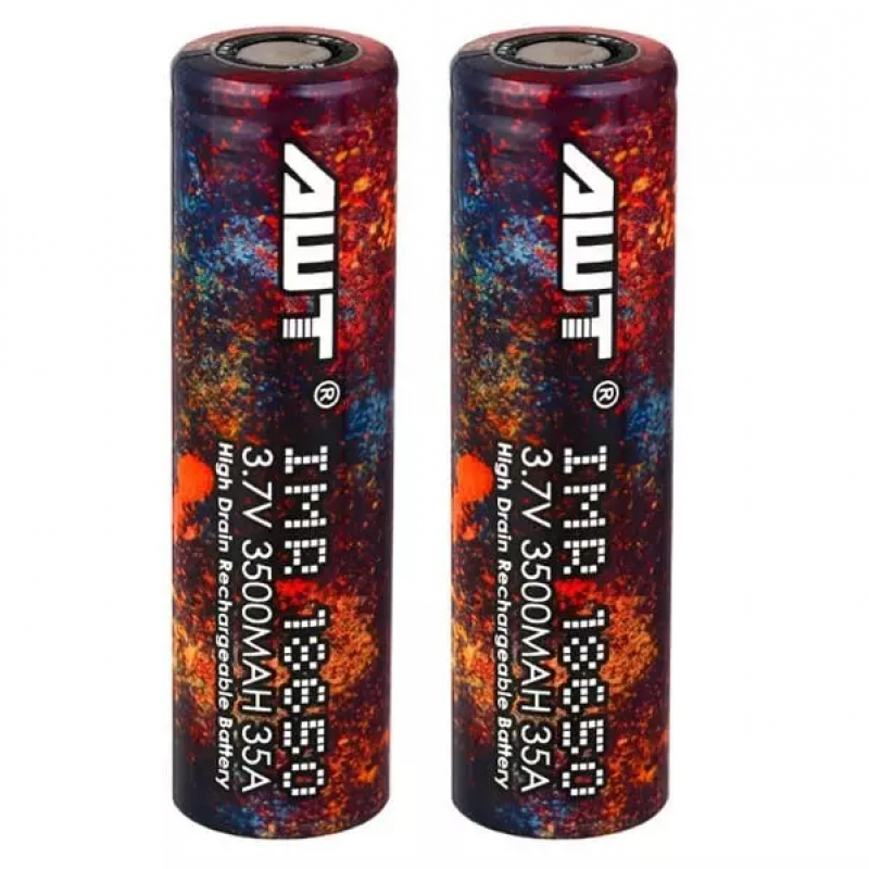 2 x AWT 18650 3.7V 3500MAH 35A