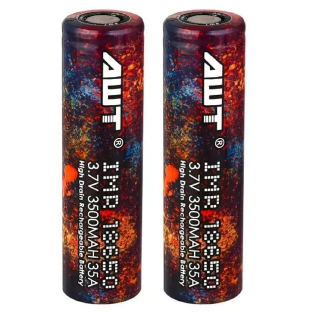AWT 18650 3.7V 3500MAH 35A (2 PACK)