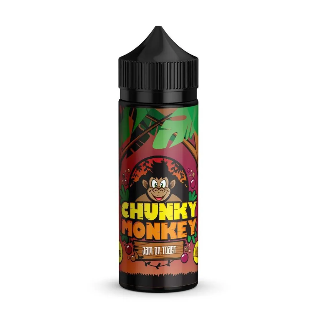 Jam on Toast 100ml Shortfill E-Liquid by Chunky Monkey