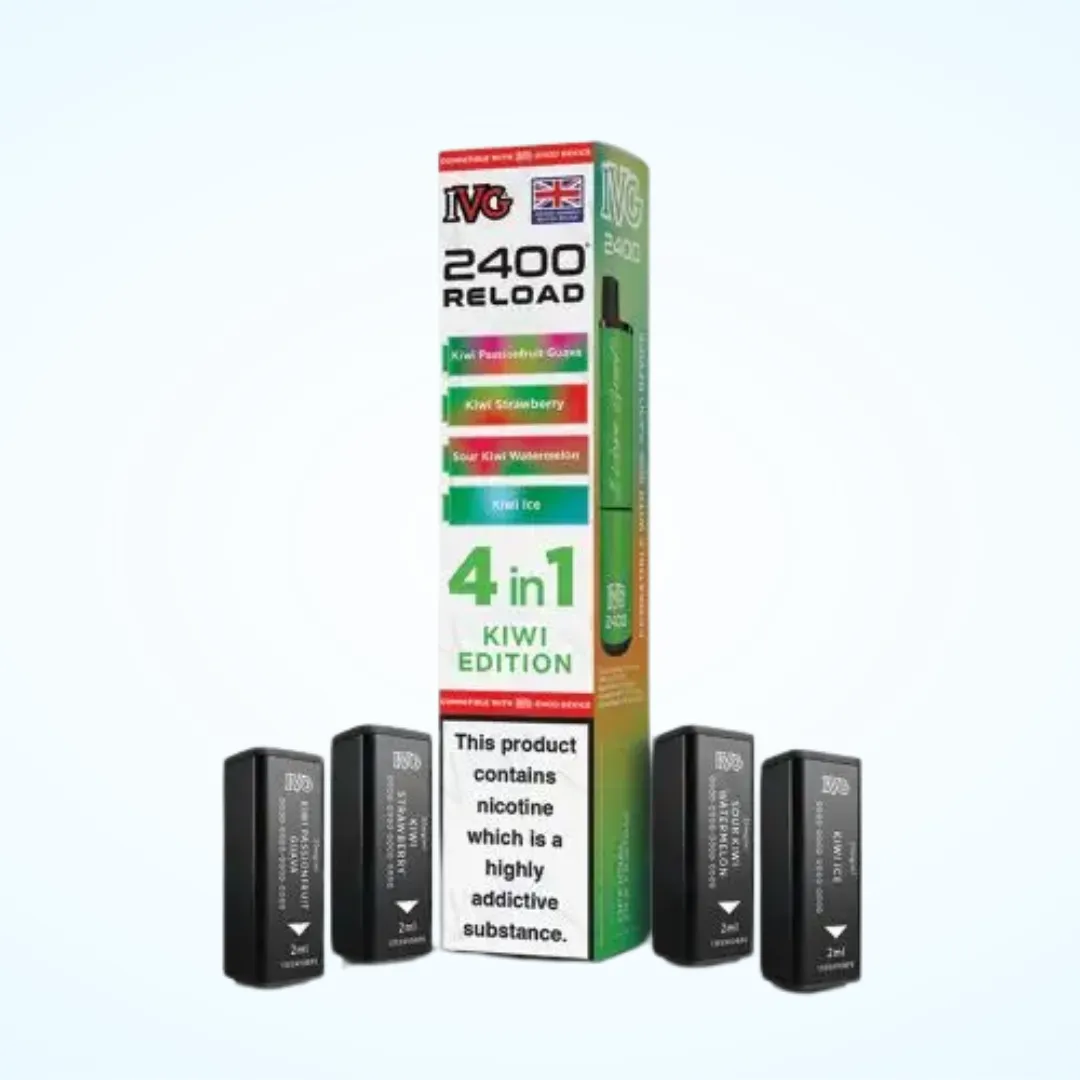 IVG 2400 Puffs Rechargeable – Kiwi Edition