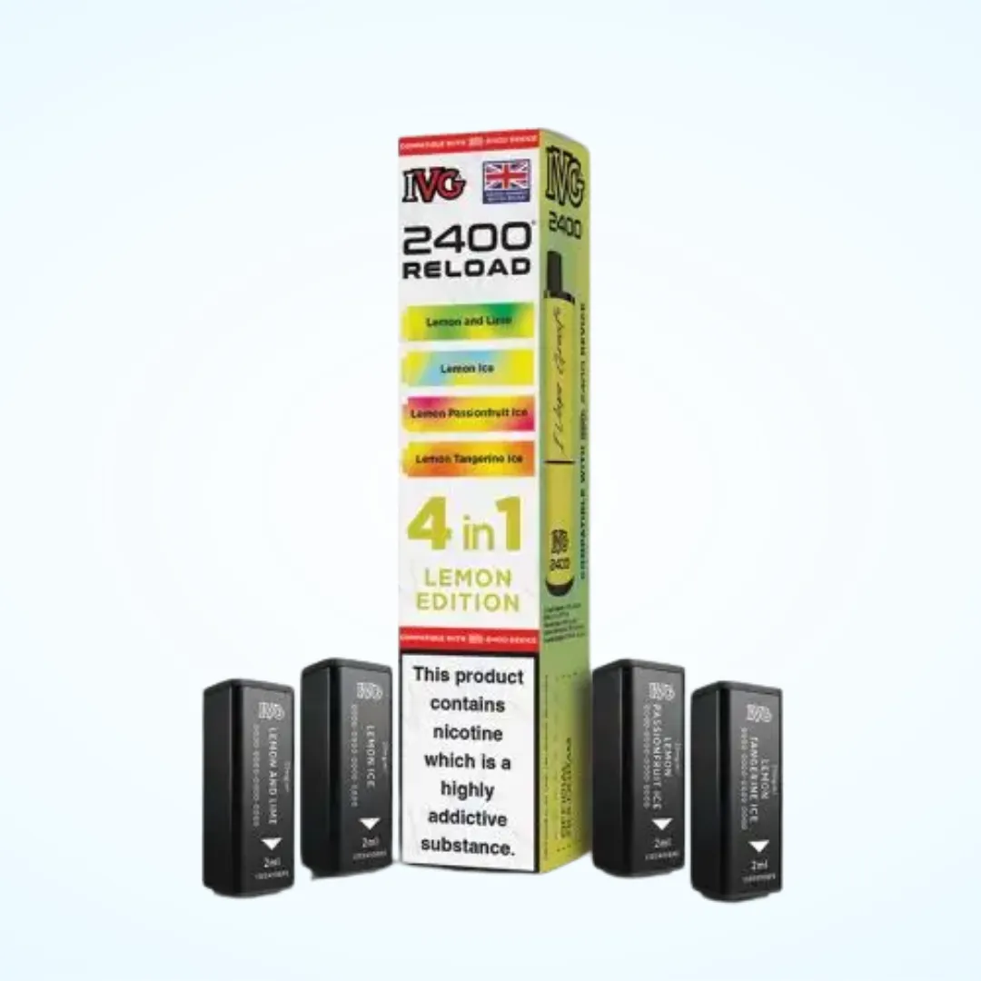 IVG 2400 Puffs Rechargeable – Lemon Edition