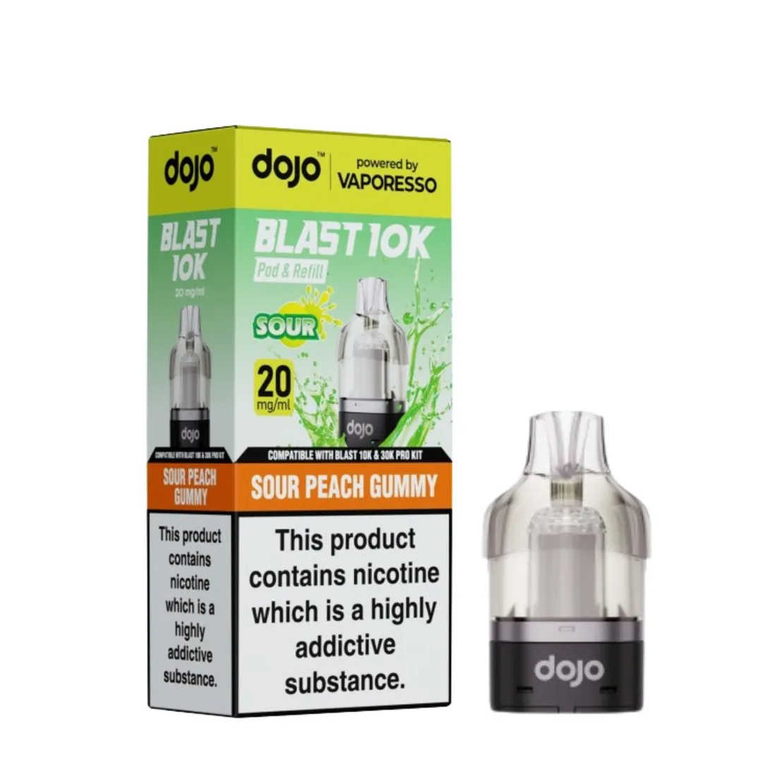 Box of 5 / Box of 10 Vaporesso Dojo Blast 10K Prefilled Refill Pods | Only £24.99