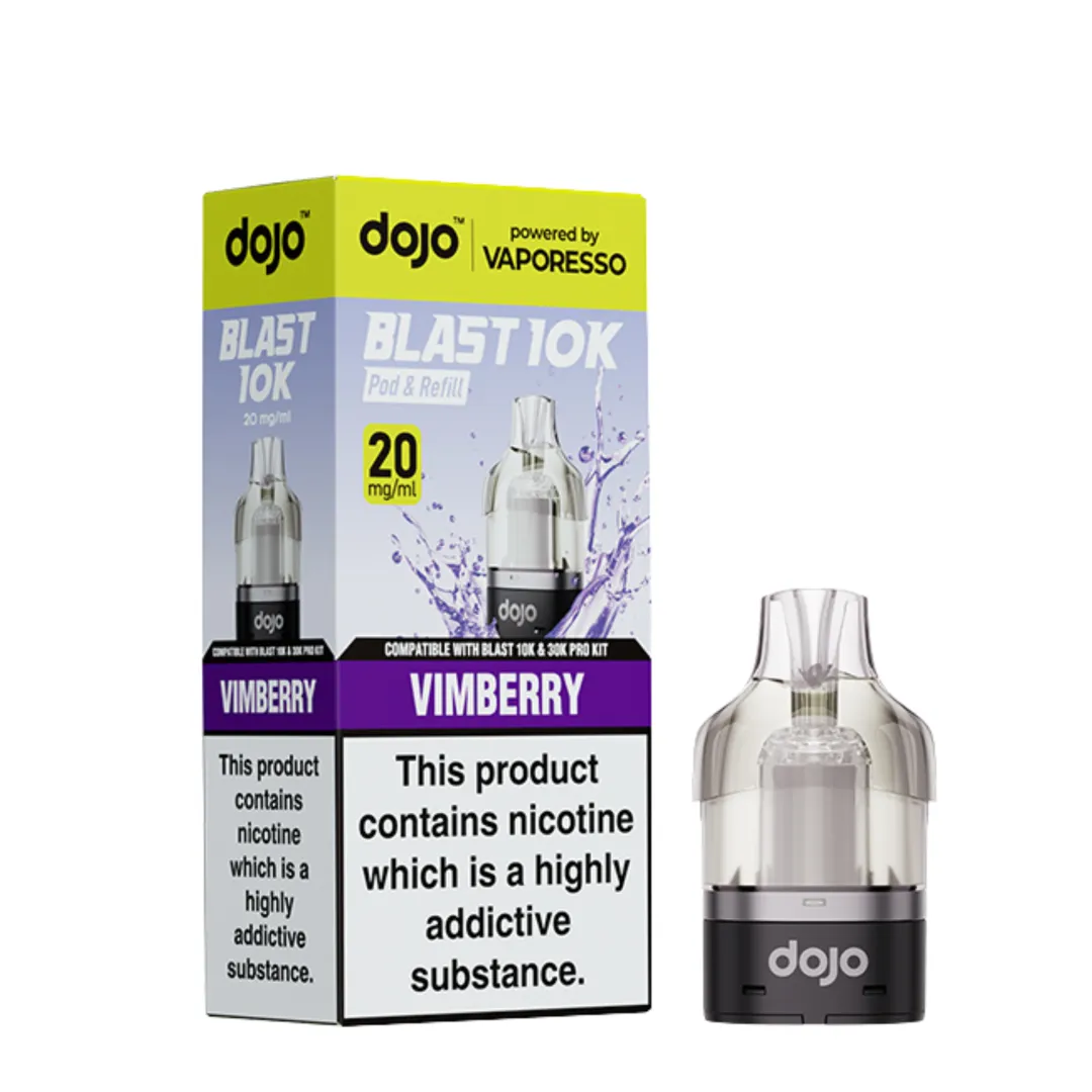 Box of 5 / Box of 10 Vaporesso Dojo Blast 10K Prefilled Refill Pods | Only £24.99
