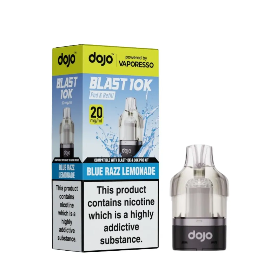 Box of 5 / Box of 10 Vaporesso Dojo Blast 10K Prefilled Refill Pods | Only £24.99