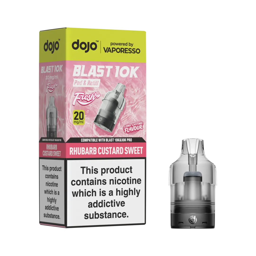 Box of 5 / Box of 10 Vaporesso Dojo Blast 10K Prefilled Refill Pods | Only £24.99