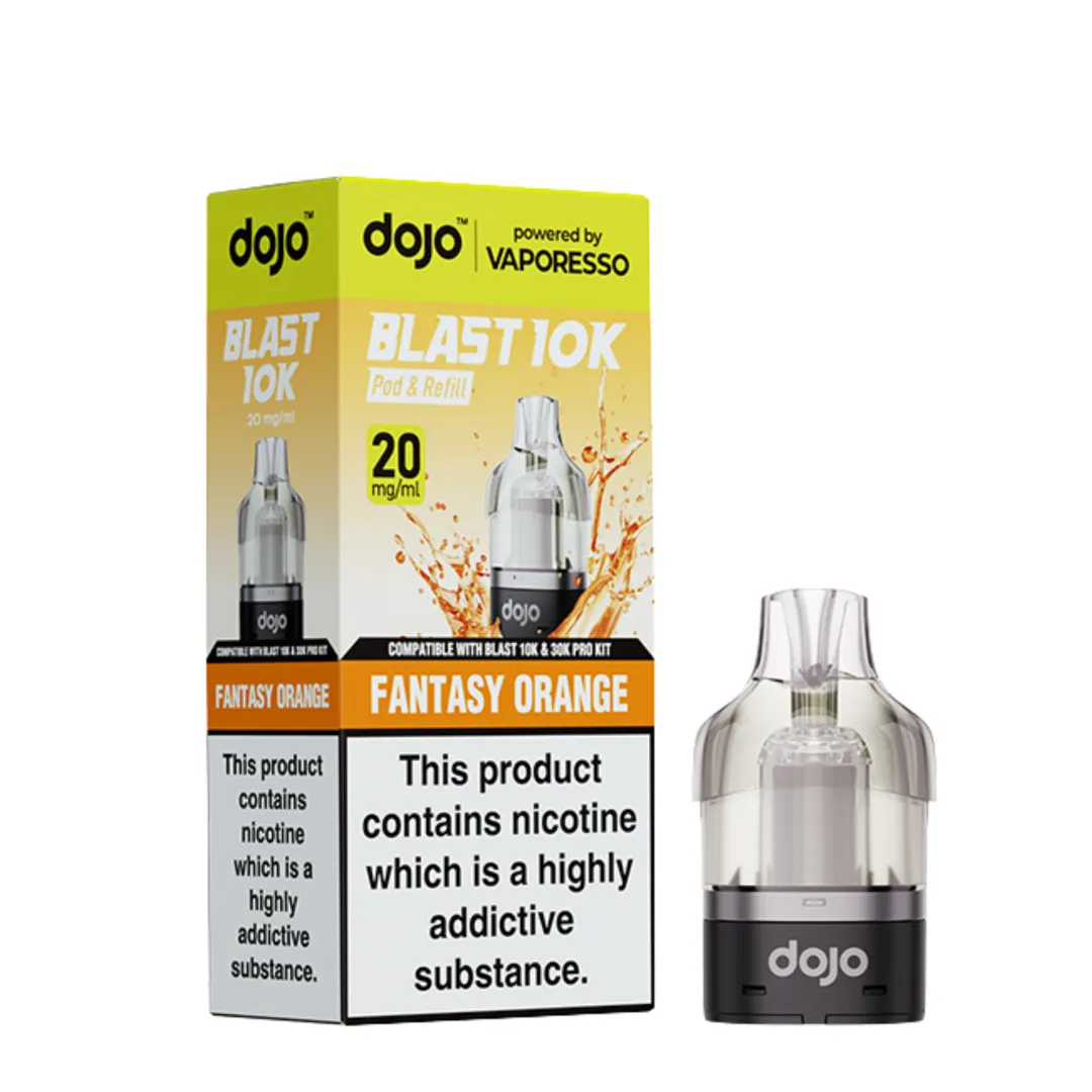 Box of 5 / Box of 10 Vaporesso Dojo Blast 10K Prefilled Refill Pods | Only £24.99