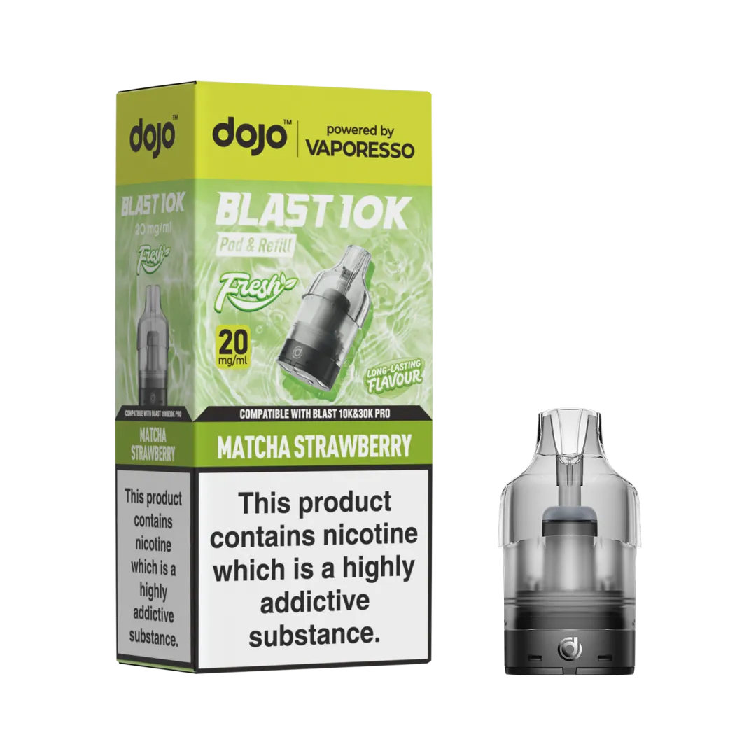 Box of 5 / Box of 10 Vaporesso Dojo Blast 10K Prefilled Refill Pods | Only £24.99