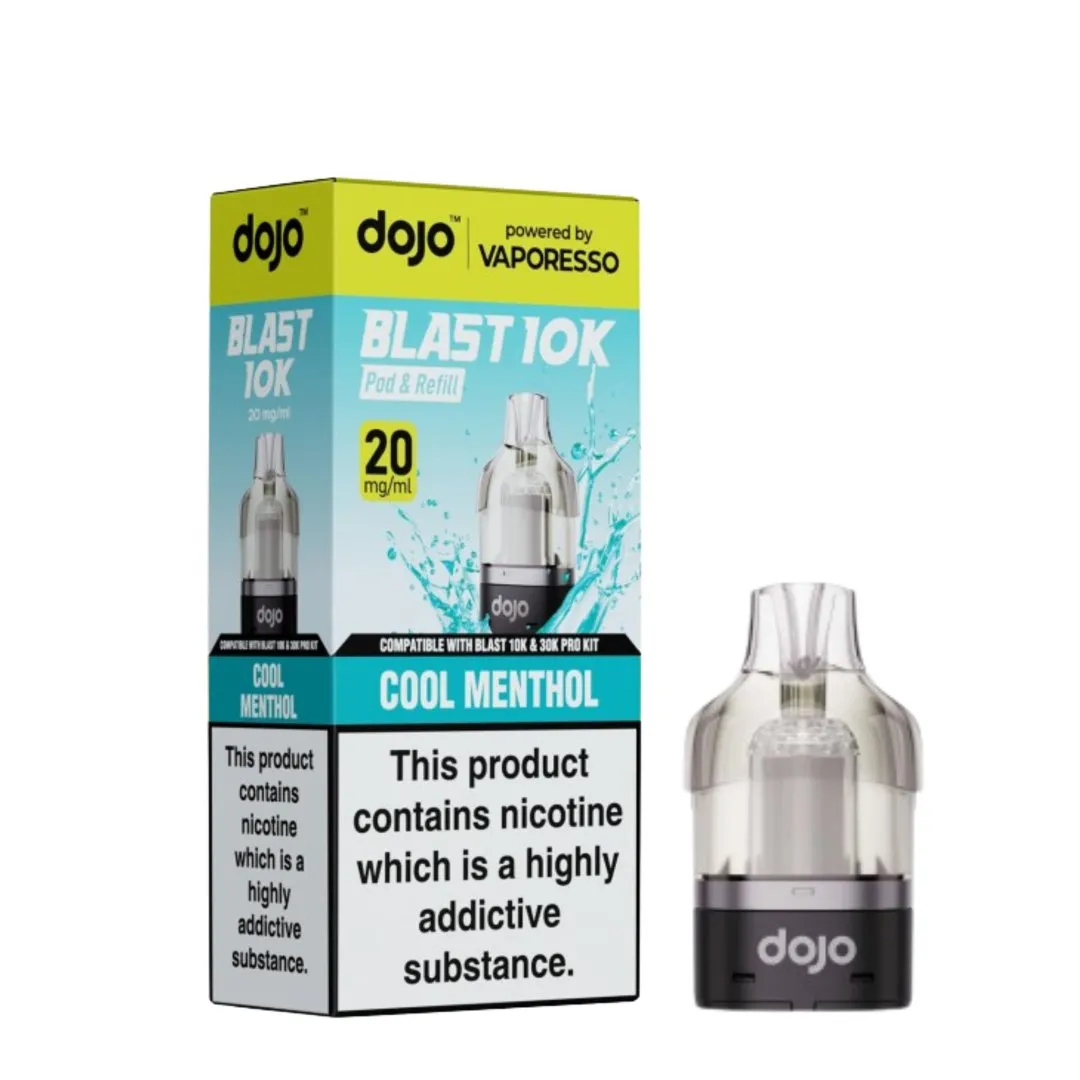 Box of 5 / Box of 10 Vaporesso Dojo Blast 10K Prefilled Refill Pods | Only £24.99