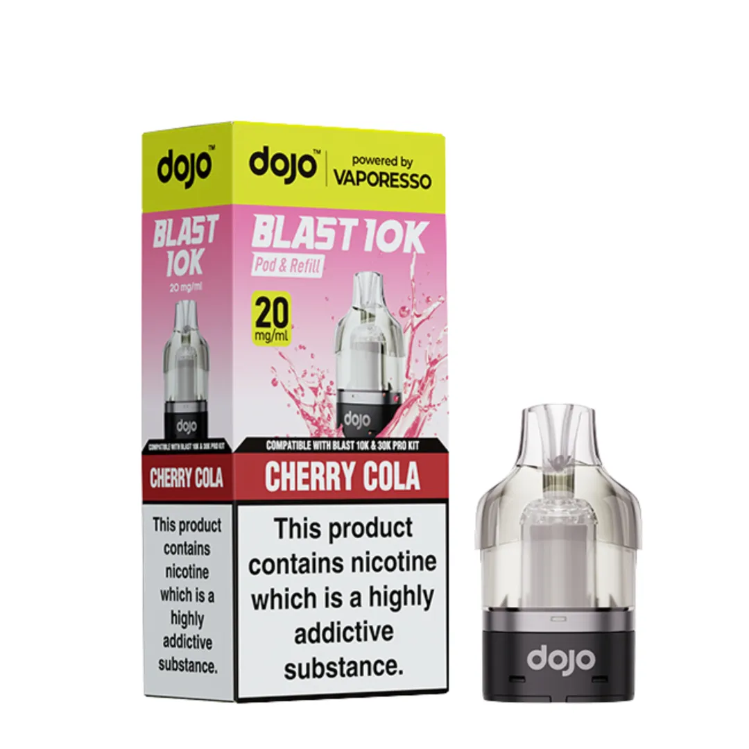 Box of 5 / Box of 10 Vaporesso Dojo Blast 10K Prefilled Refill Pods | Only £24.99