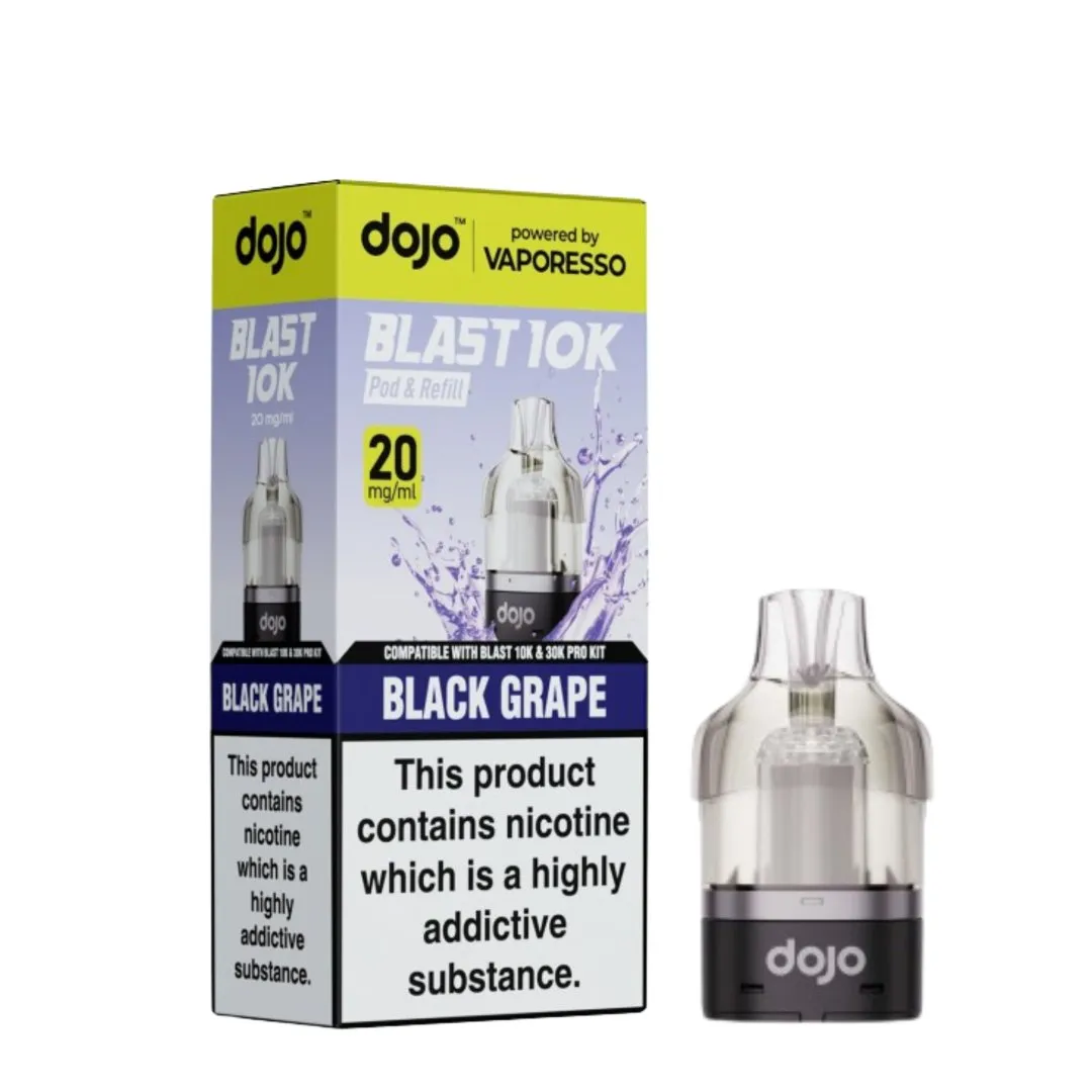 Box of 5 / Box of 10 Vaporesso Dojo Blast 10K Prefilled Refill Pods | Only £24.99