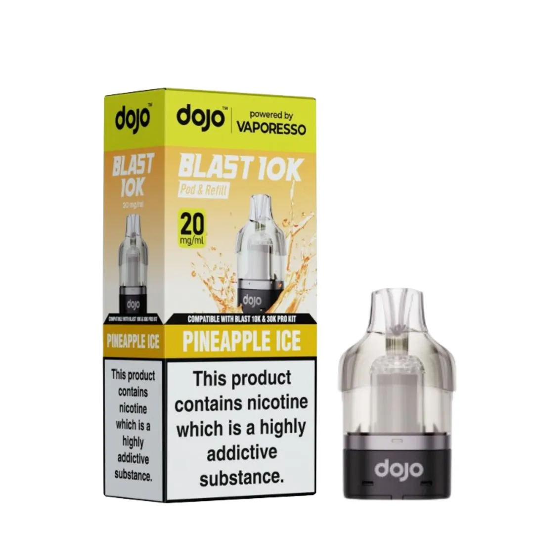 Box of 5 / Box of 10 Vaporesso Dojo Blast 10K Prefilled Refill Pods | Only £24.99