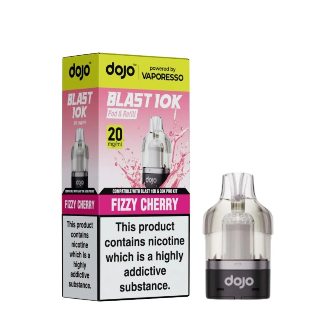 Box of 5 / Box of 10 Vaporesso Dojo Blast 10K Prefilled Refill Pods | Only £24.99