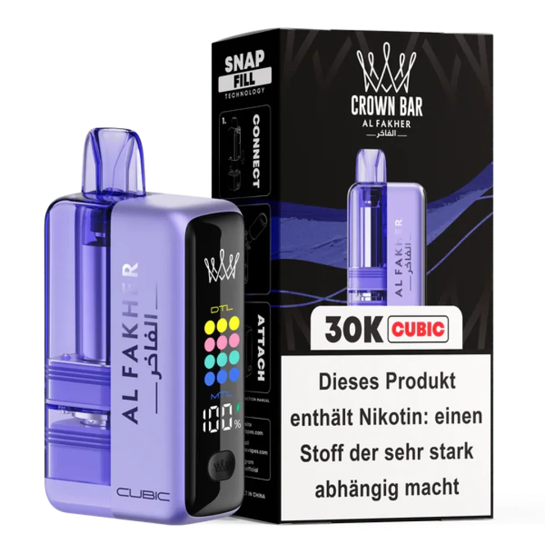 Al Fakher 30K Puffs Cubic Prefilled Pod Kit | Only £12.99 | Any 3 for £30