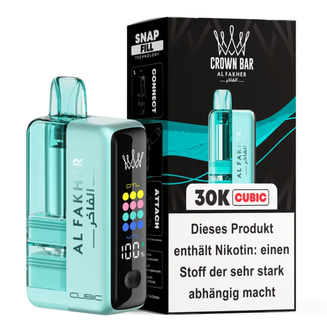 Al Fakher 30K Puffs Cubic Prefilled Pod Kit | Only £12.99 | Any 3 for £30