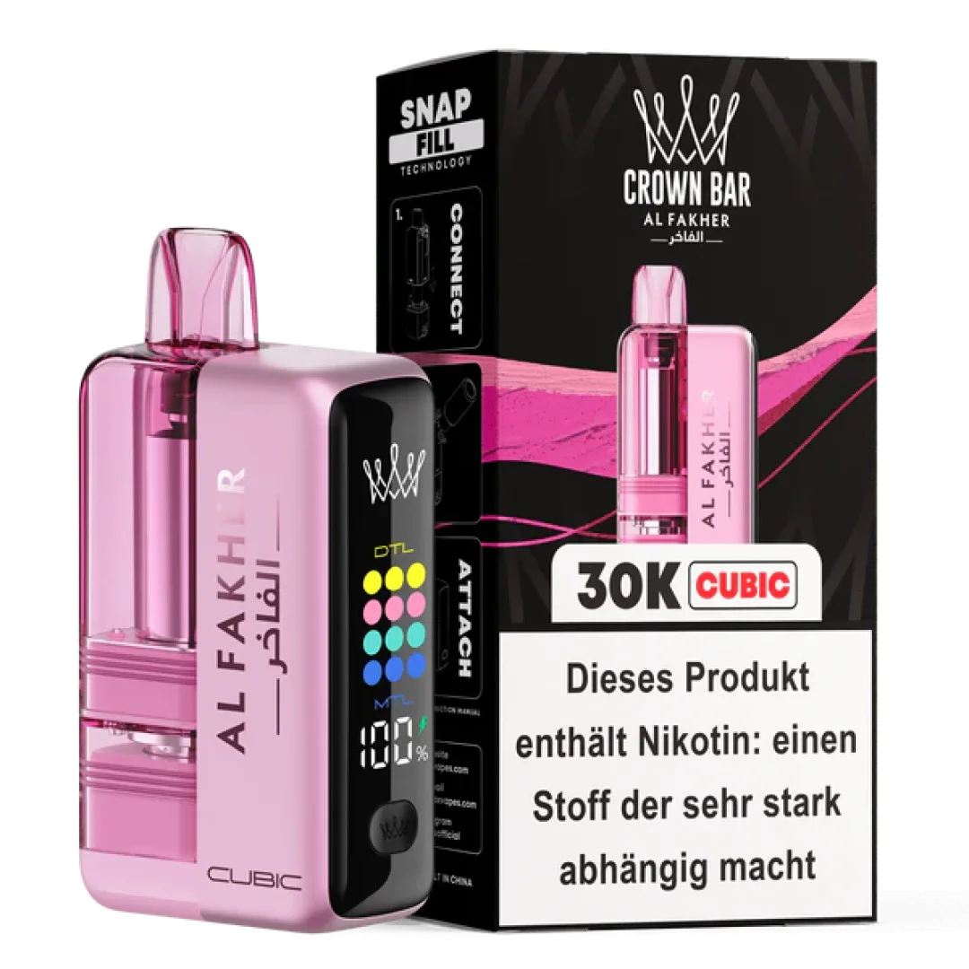 Al Fakher 30K Puffs Cubic Prefilled Pod Kit | Only £12.99 | Any 3 for £30