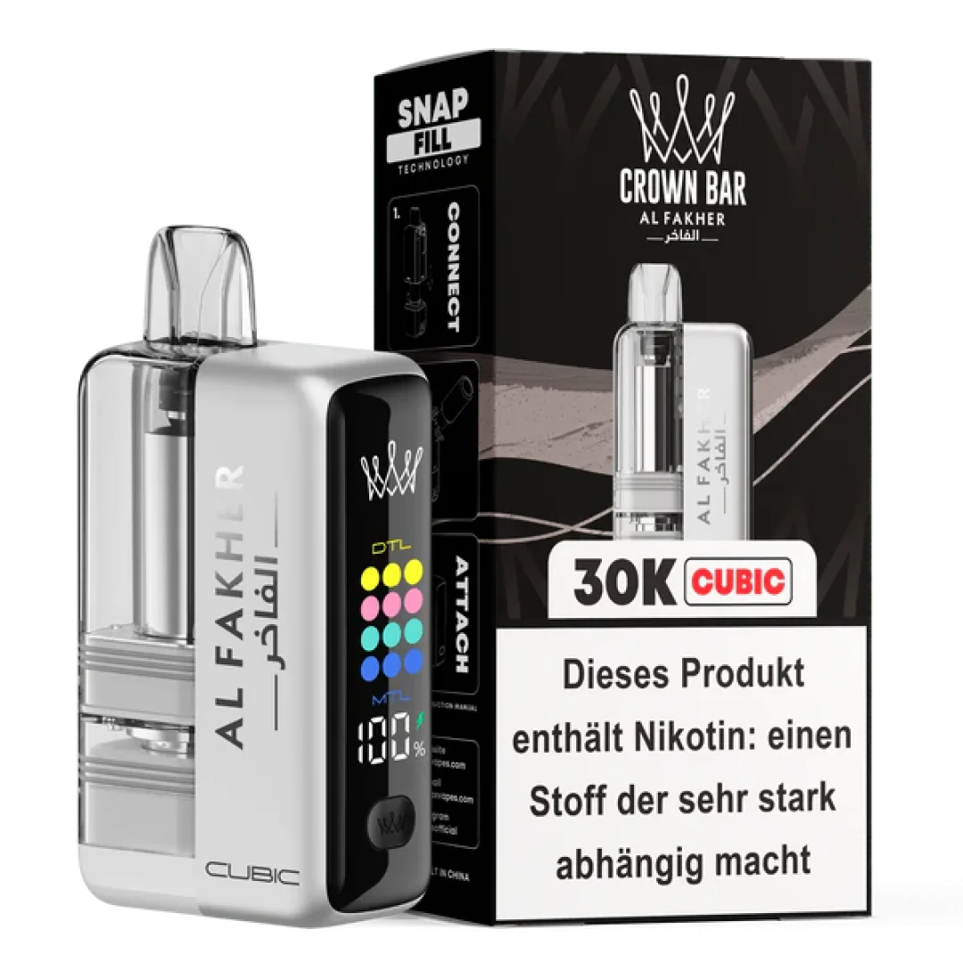 Al Fakher 30K Puffs Cubic Prefilled Pod Kit | Only £12.99 | Any 3 for £30