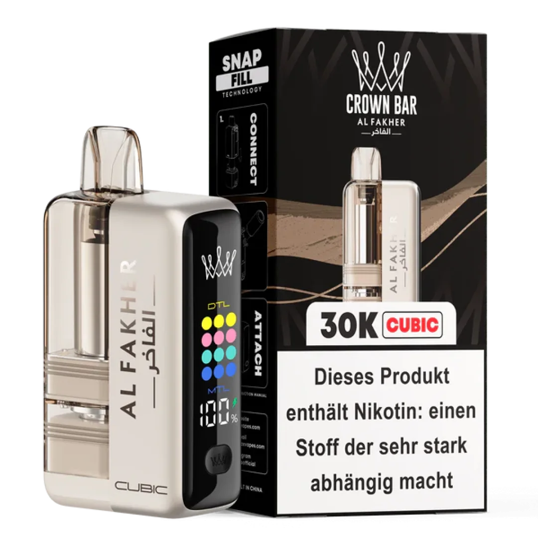 Al Fakher 30K Puffs Cubic Prefilled Pod Kit | Only £12.99 | Any 3 for £30