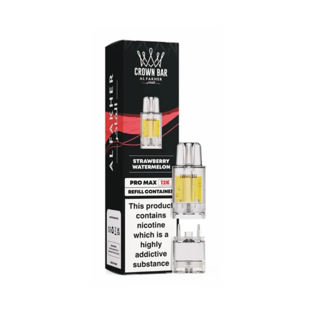 Al Fakher Crown Bar Pro Max 12K Refill Pods | Only £5.49 | Any 3 for £15