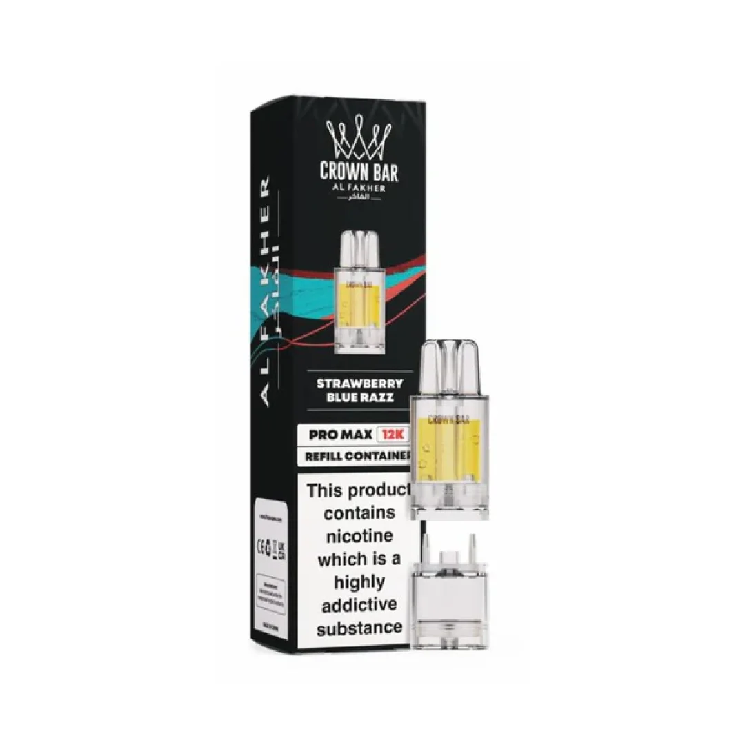 Al Fakher Crown Bar Pro Max 12K Refill Pods | Only £5.49 | Any 3 for £15