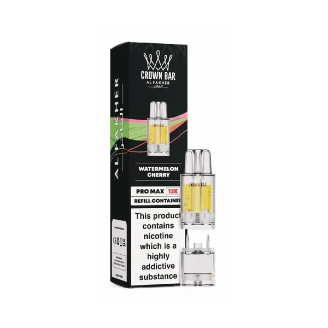 Al Fakher Crown Bar Pro Max 12K Refill Pods | Only £5.49 | Any 3 for £15