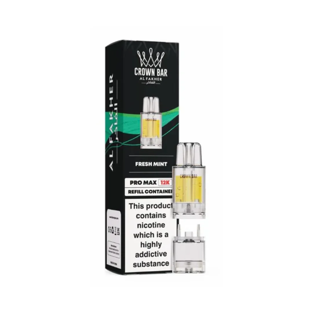 Al Fakher Crown Bar Pro Max 12K Refill Pods | Only £5.49 | Any 3 for £15