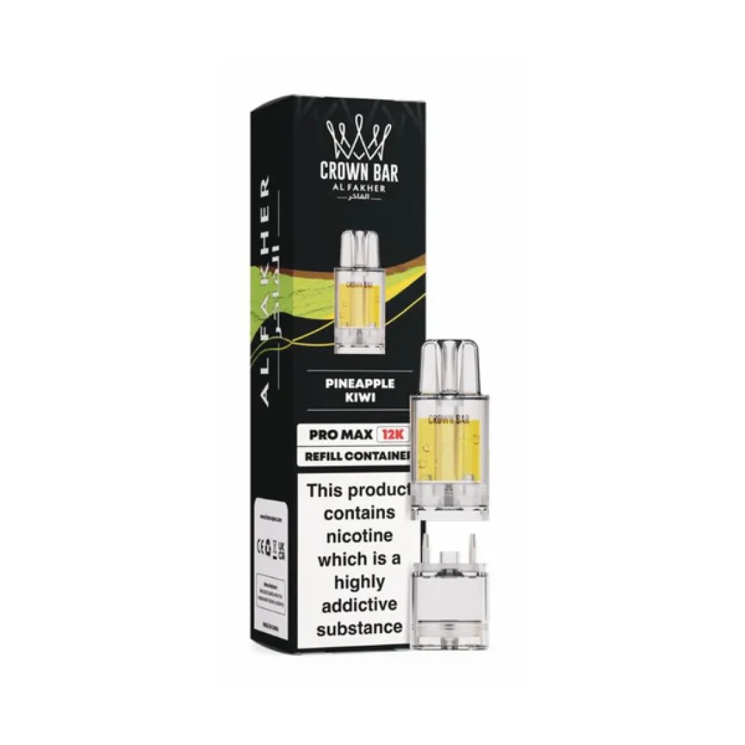 Al Fakher Crown Bar Pro Max 12K Refill Pods | Only £5.49 | Any 3 for £15