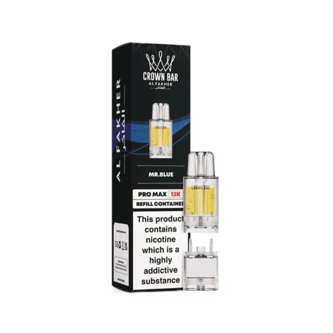 Al Fakher Crown Bar Pro Max 12K Refill Pods | Only £5.49 | Any 3 for £15