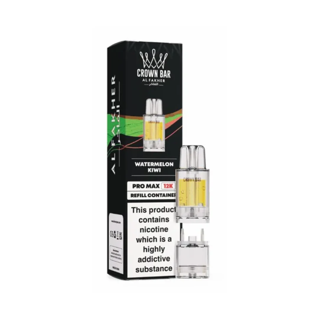 Al Fakher Crown Bar Pro Max 12K Refill Pods | Only £5.49 | Any 3 for £15