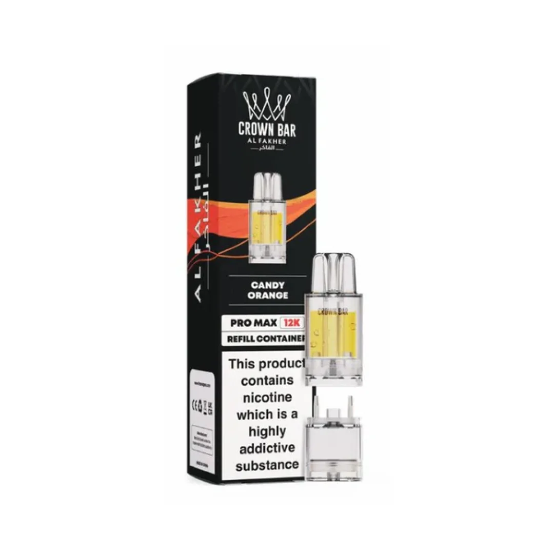 Al Fakher Crown Bar Pro Max 12K Refill Pods | Only £5.49 | Any 3 for £15