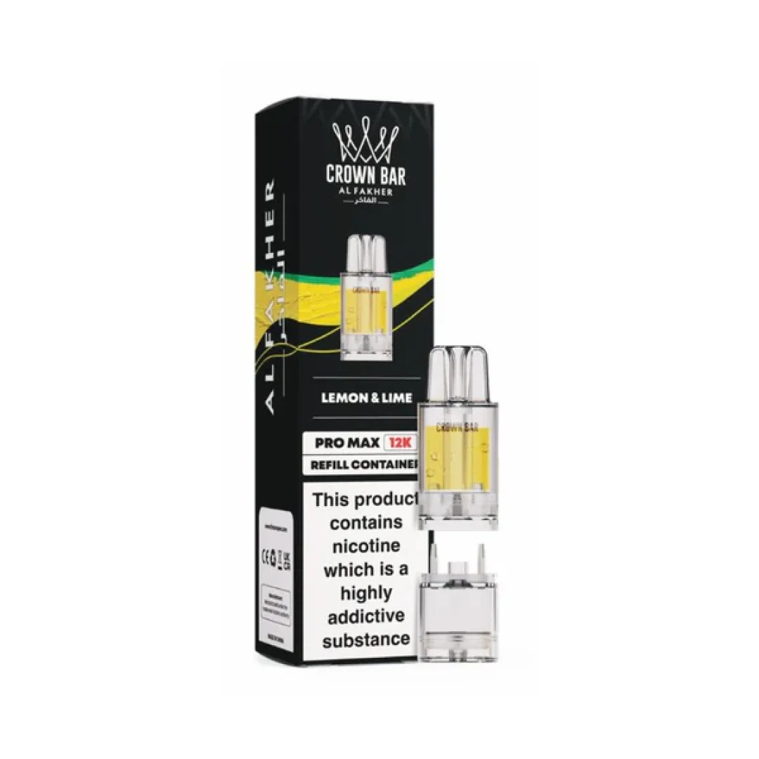 Al Fakher Crown Bar Pro Max 12K Refill Pods | Only £5.49 | Any 3 for £15