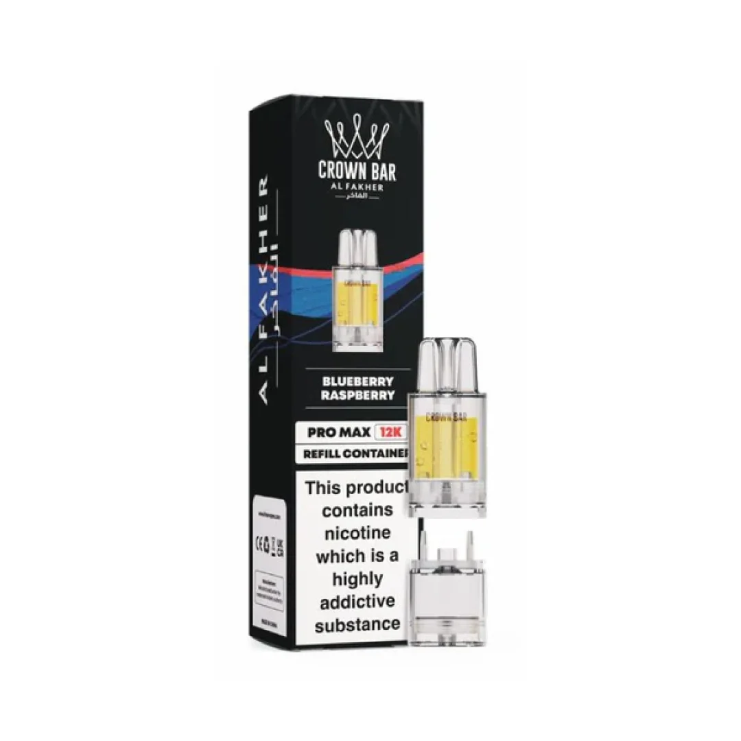 Al Fakher Crown Bar Pro Max 12K Refill Pods | Only £5.49 | Any 3 for £15