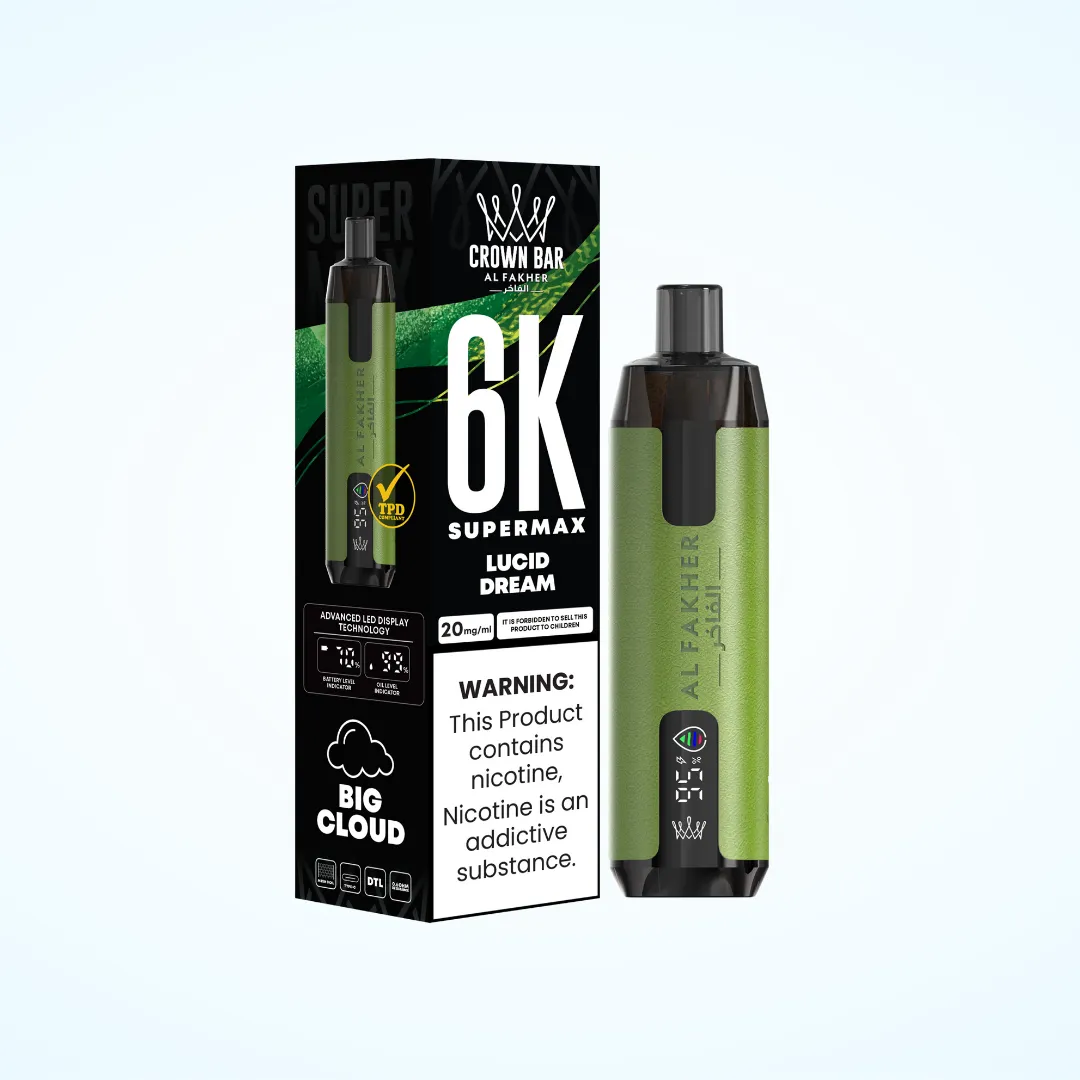Al Fakher Supermax 6000 Puffs Vape | Only £5.99