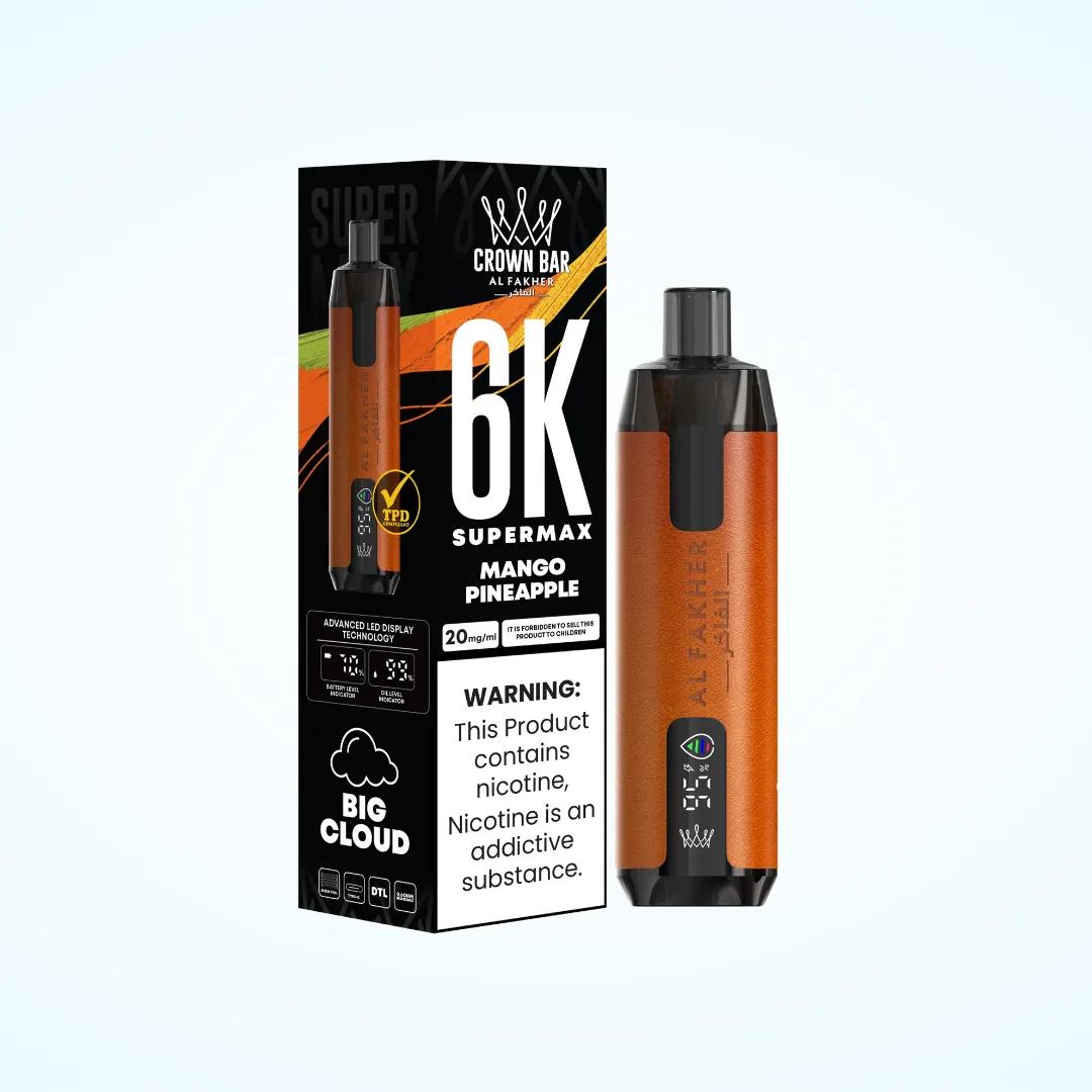 Al Fakher Supermax 6000 Puffs Vape | Only £5.99