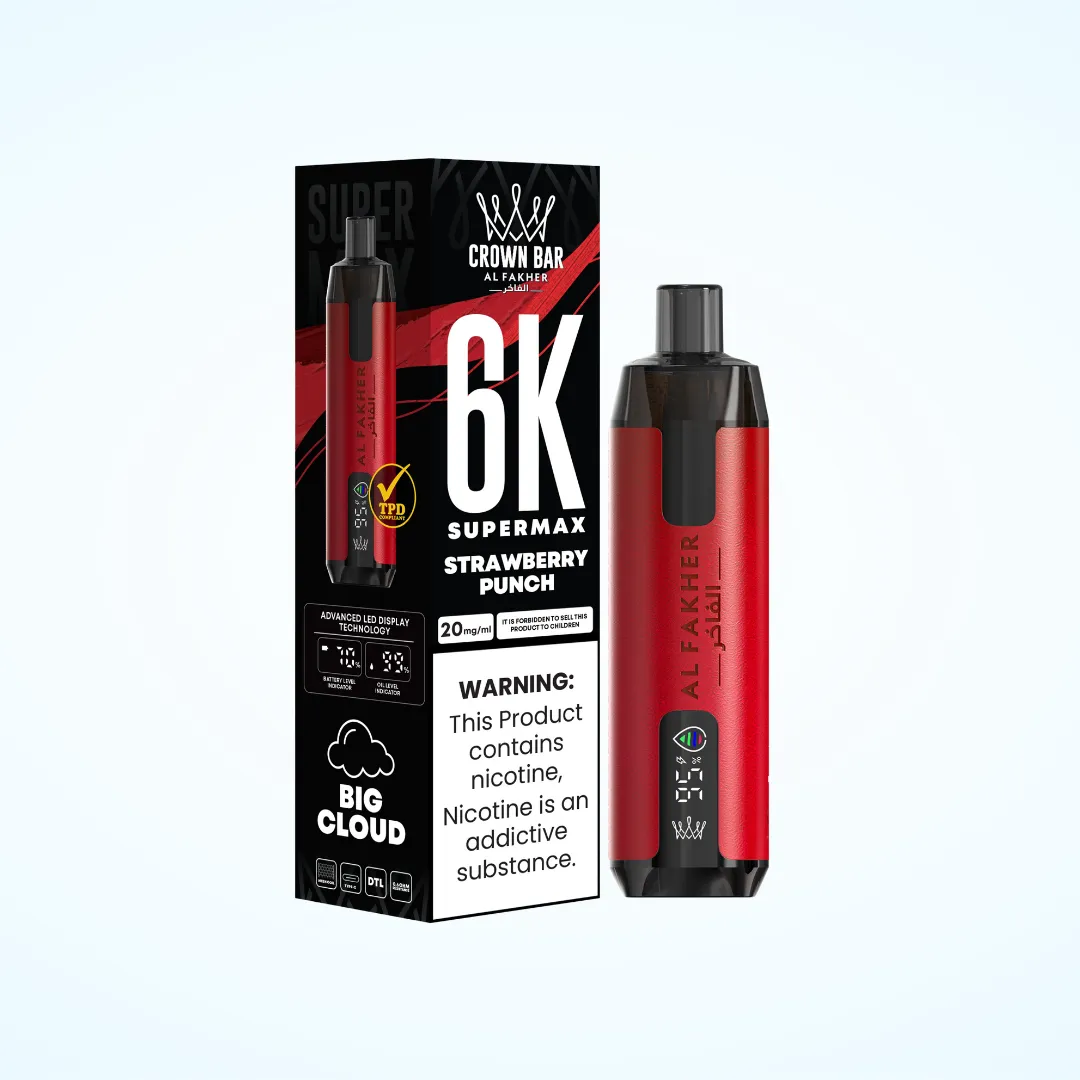 Al Fakher Supermax 6000 Puffs Vape | Only £5.99