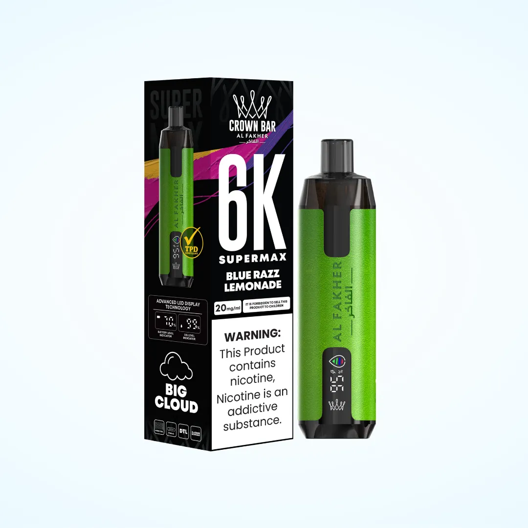 Al Fakher Supermax 6000 Puffs Vape | Only £5.99