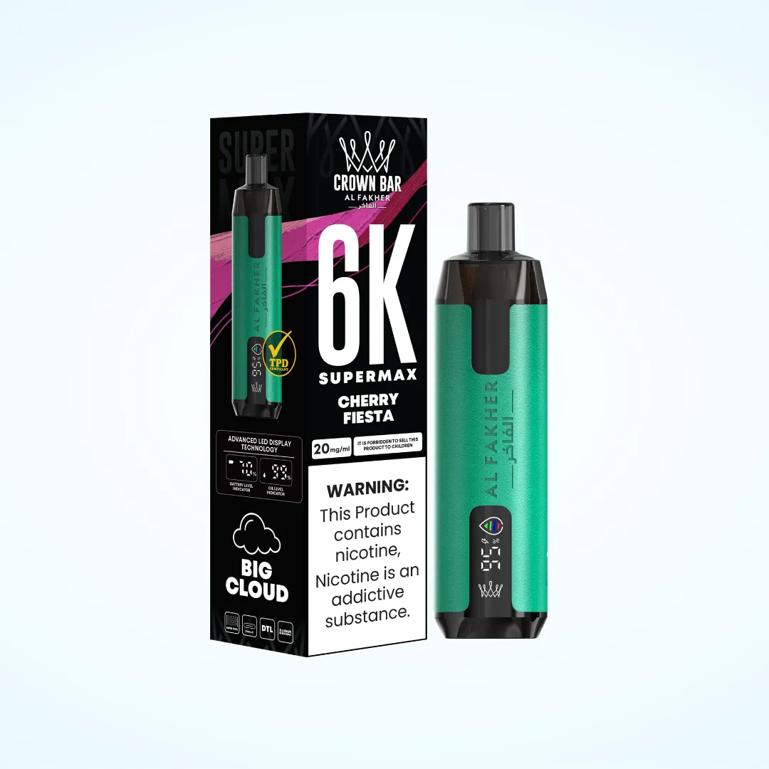 Al Fakher Supermax 6000 Puffs Vape | Only £5.99