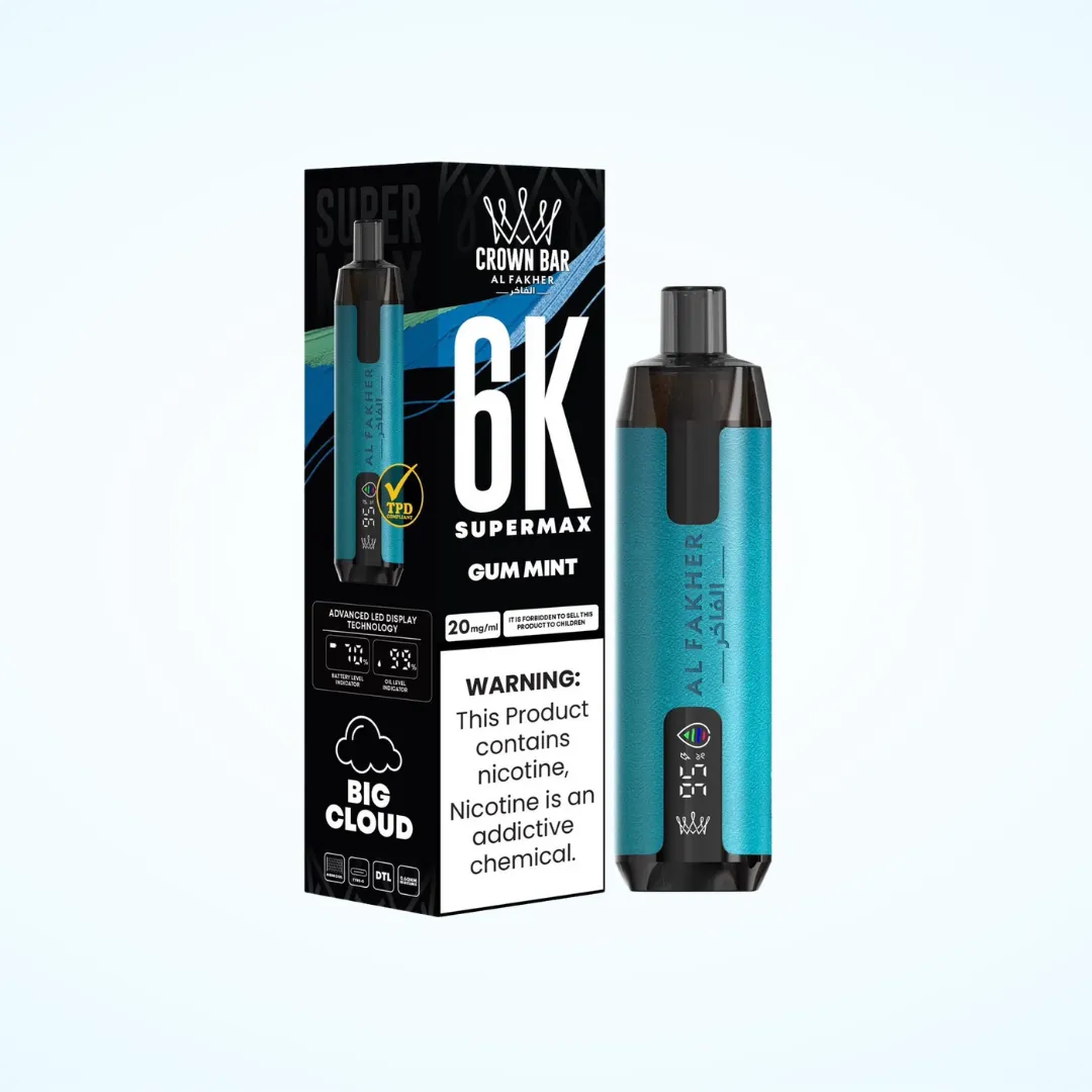 Al Fakher Supermax 6000 Puffs Vape | Only £5.99