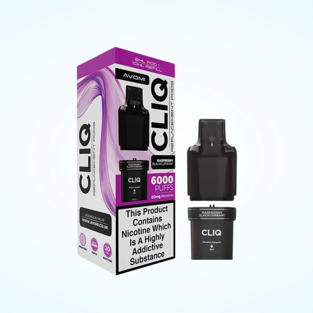 Avomi CLIQ 6K Puffs Prefilled Pods | Only £4.99 | Any 3 for £14
