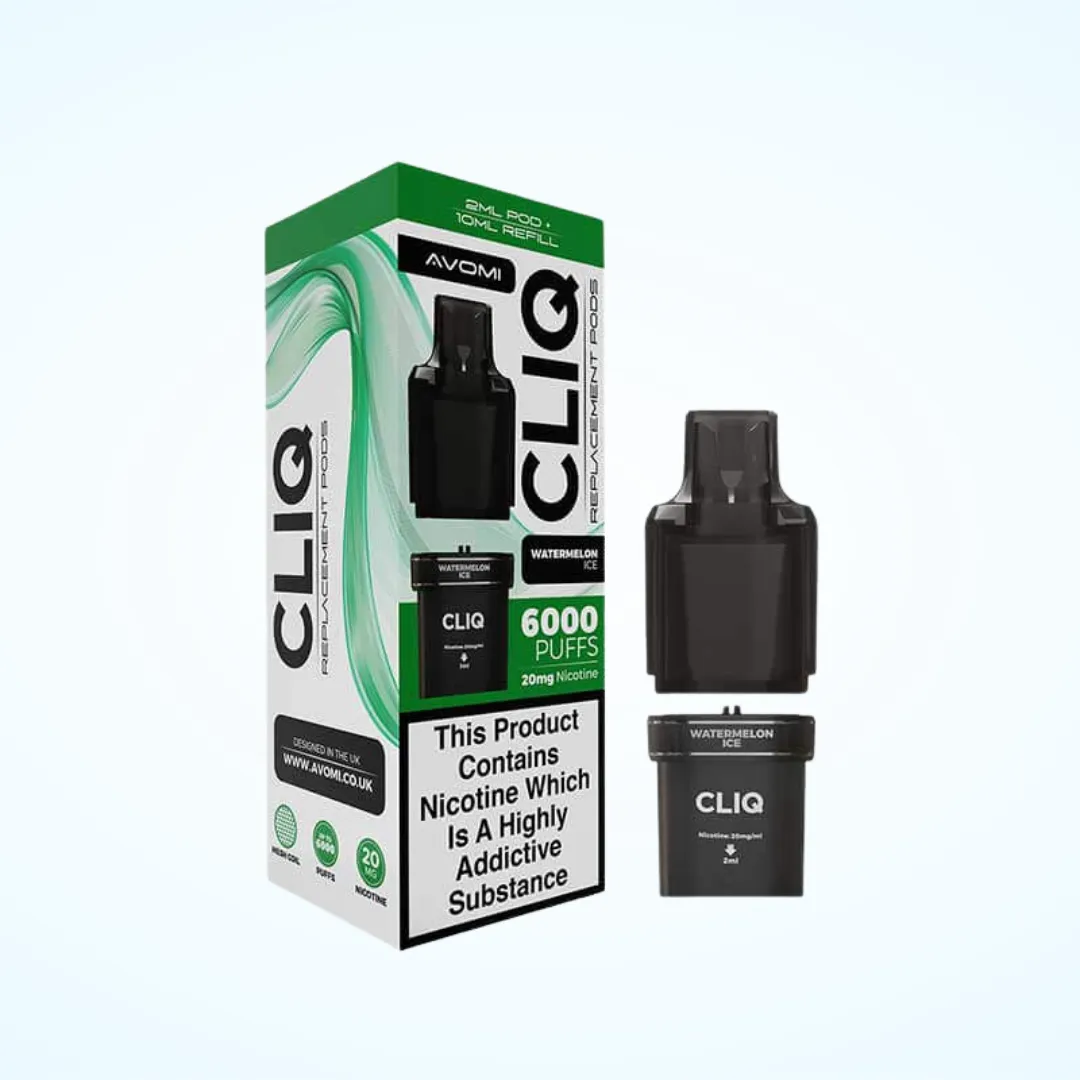 Avomi CLIQ 6K Puffs Prefilled Pods | Only £4.99 | Any 3 for £14