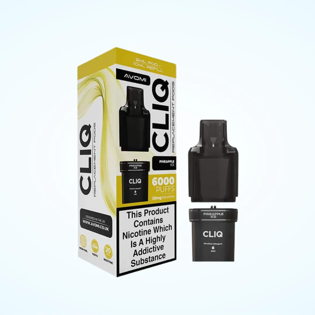 Avomi CLIQ 6K Puffs Prefilled Pods | Only £4.99 | Any 3 for £14