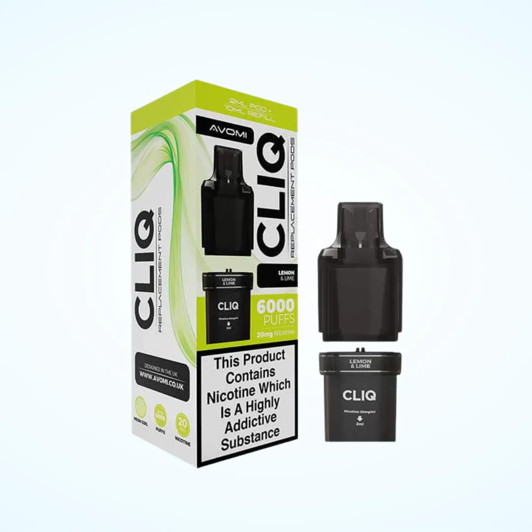 Avomi CLIQ 6K Puffs Prefilled Pods | Only £4.99 | Any 3 for £14