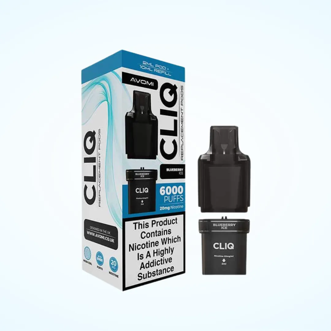 Avomi CLIQ 6K Puffs Prefilled Pods | Only £4.99 | Any 3 for £14