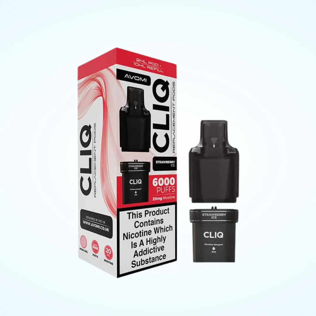Avomi CLIQ 6K Puffs Prefilled Pods | Only £4.99 | Any 3 for £14
